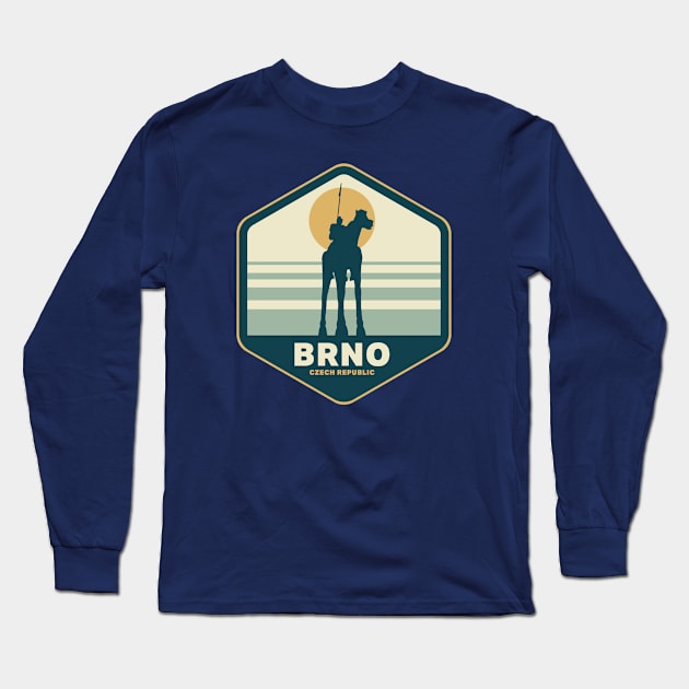 Brno Czech Republic Long Sleeve T-Shirt by deadright